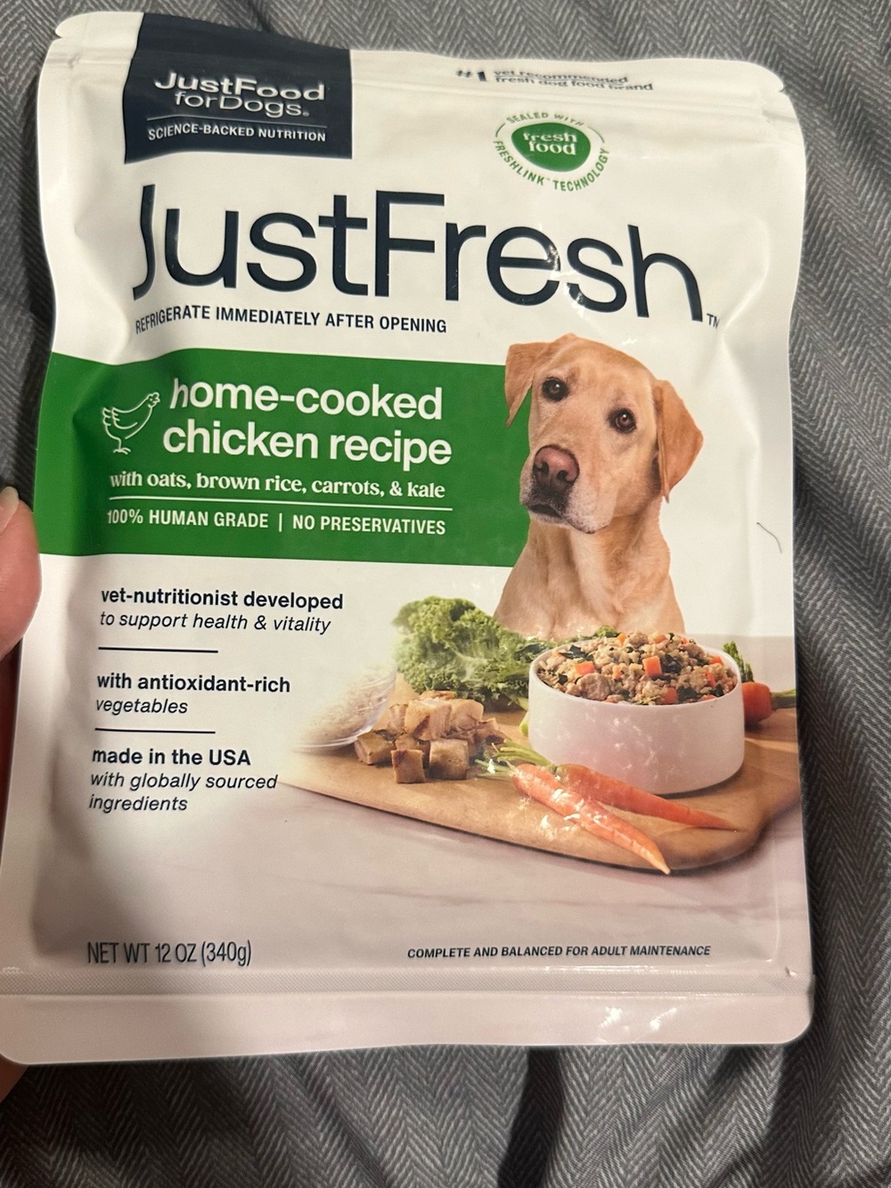 7 packs fresh Home-Cooked Chicken Recipe Dog Food - for dogs